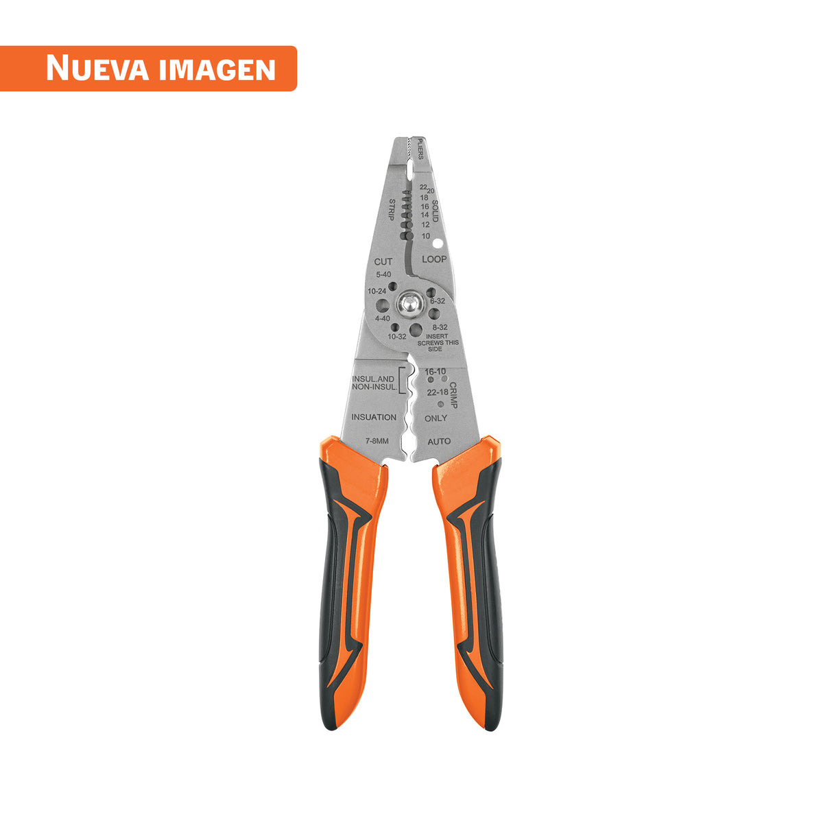 Pinza 8' pela cables, 24 a 12 AWG, TRUPER