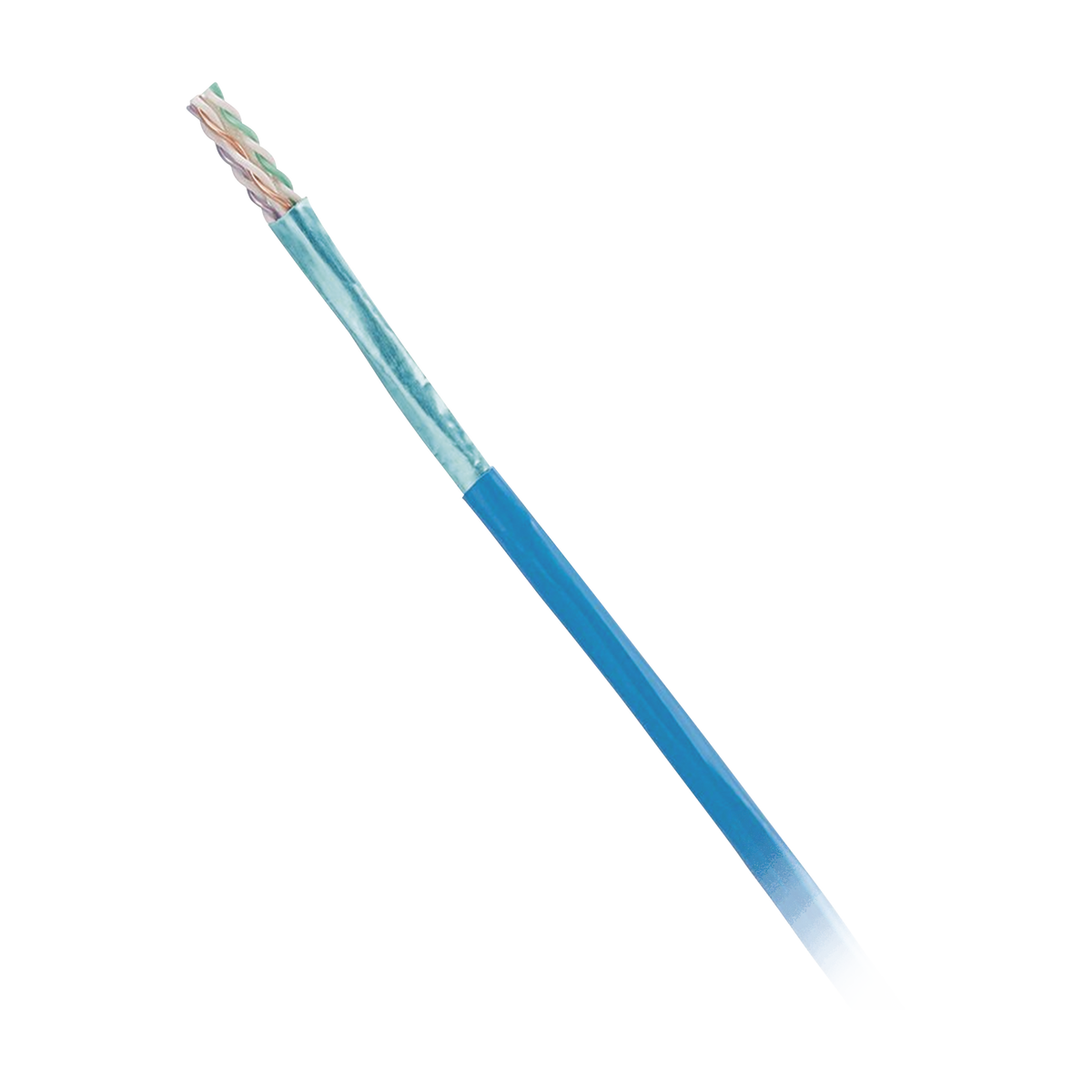 Bobina de Cable Blindado F/UTP de 4 Pares, Cat6, LSZH (Libre de Gases T�xicos), Color Azul, 305 Metros (1000 Pies)