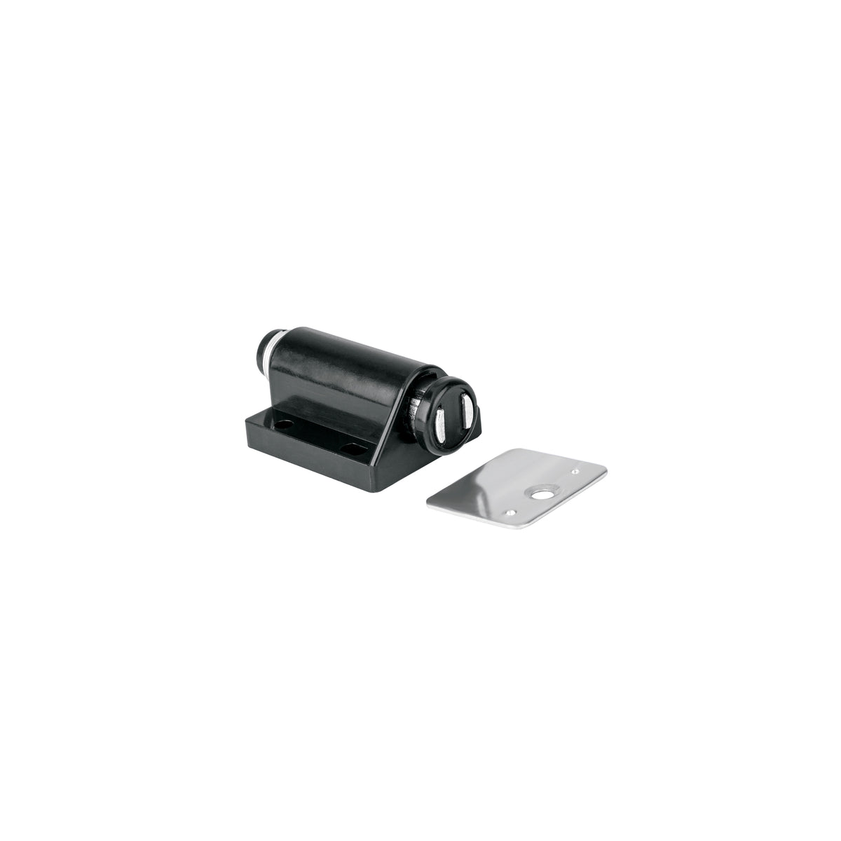 Pistón Magnético para puerta / cajón, negro. HERMEX