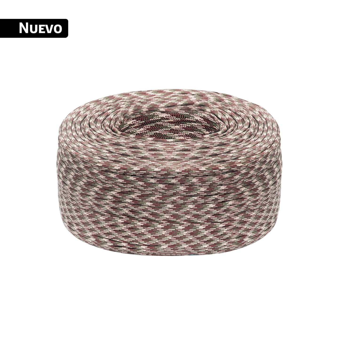 Piola de nylon paracord de 4mm, rollo, camo, 1kg, Fiero