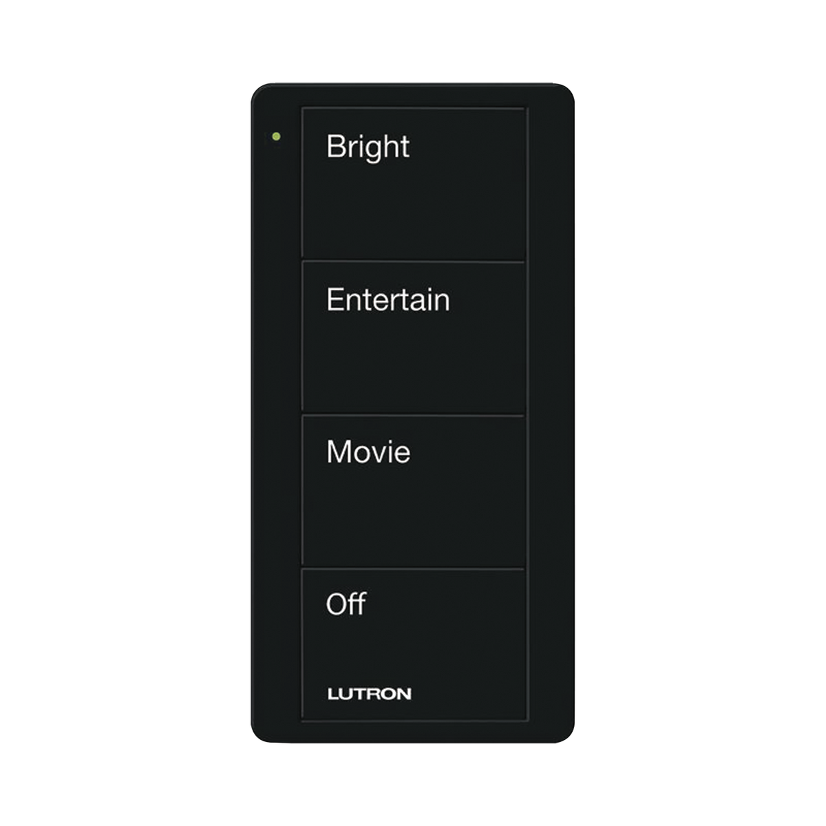 Control inalambrico PICO, 4 botones para con escenas ya predefinidas y grabado.