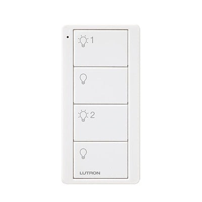 Control remoto PICO 4 botones 2 grupos de encender/apagar. Complemente con un switch on/off o atenuador, Caseta, RA2, RadioRa2