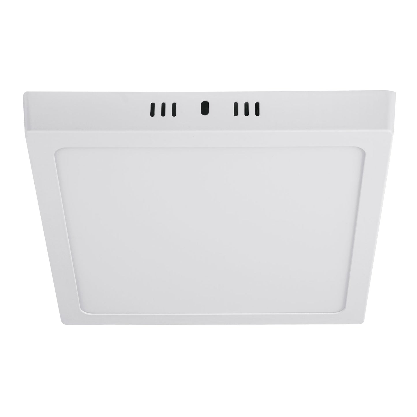 Luminario LED tipo plafón 18 W, cuadrado, luz de día, blanco