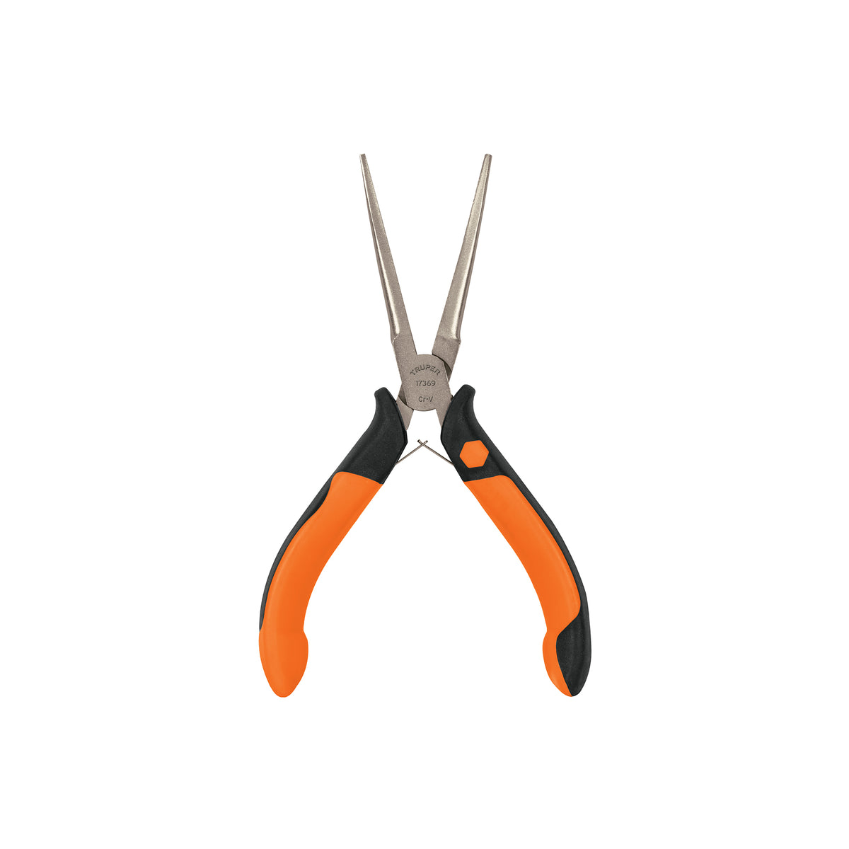 Mini pinza de punta de aguja 6' mango Comfort Grip, Truper