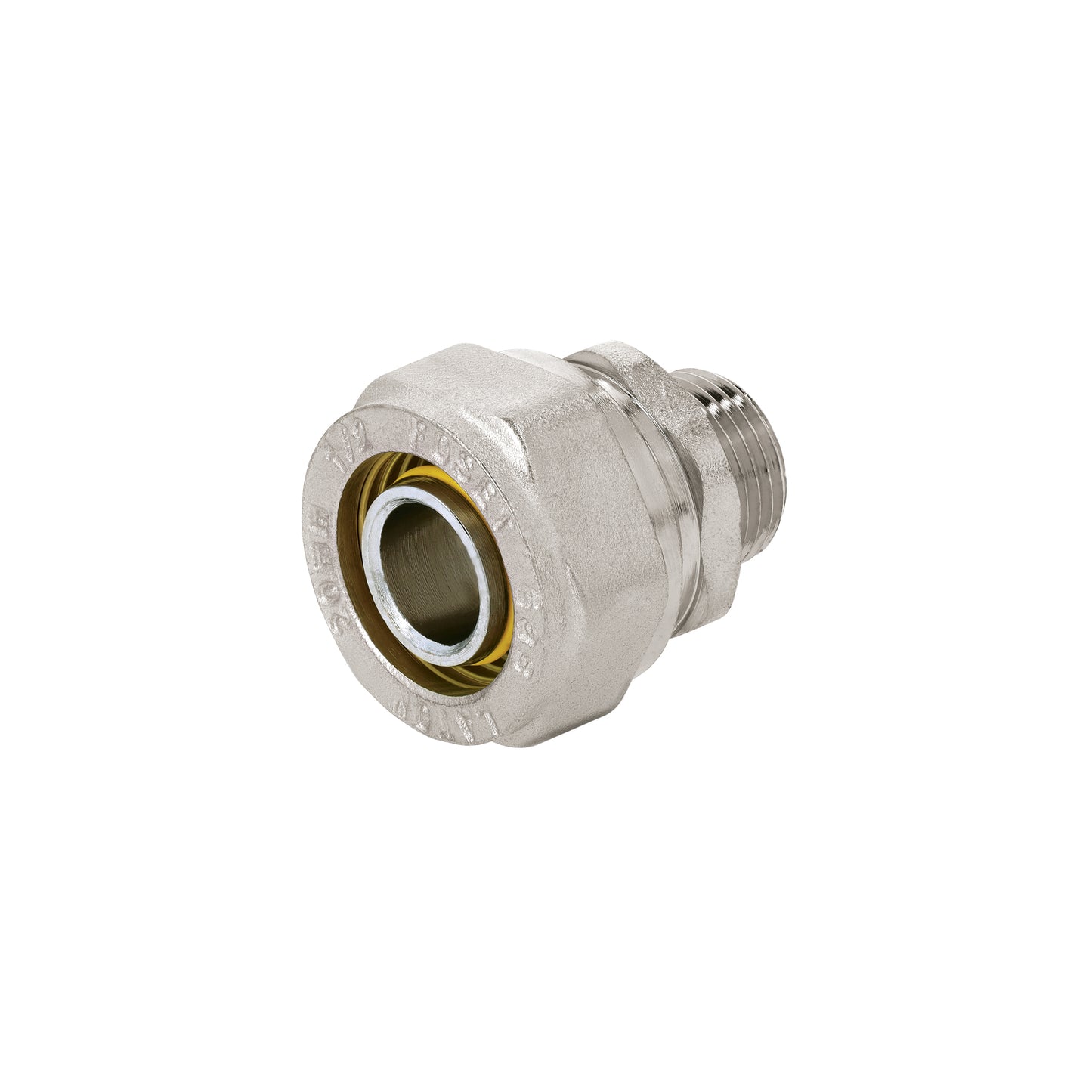 Conector para PEALPE, 1/2x3/8', con rosca macho, Foset
