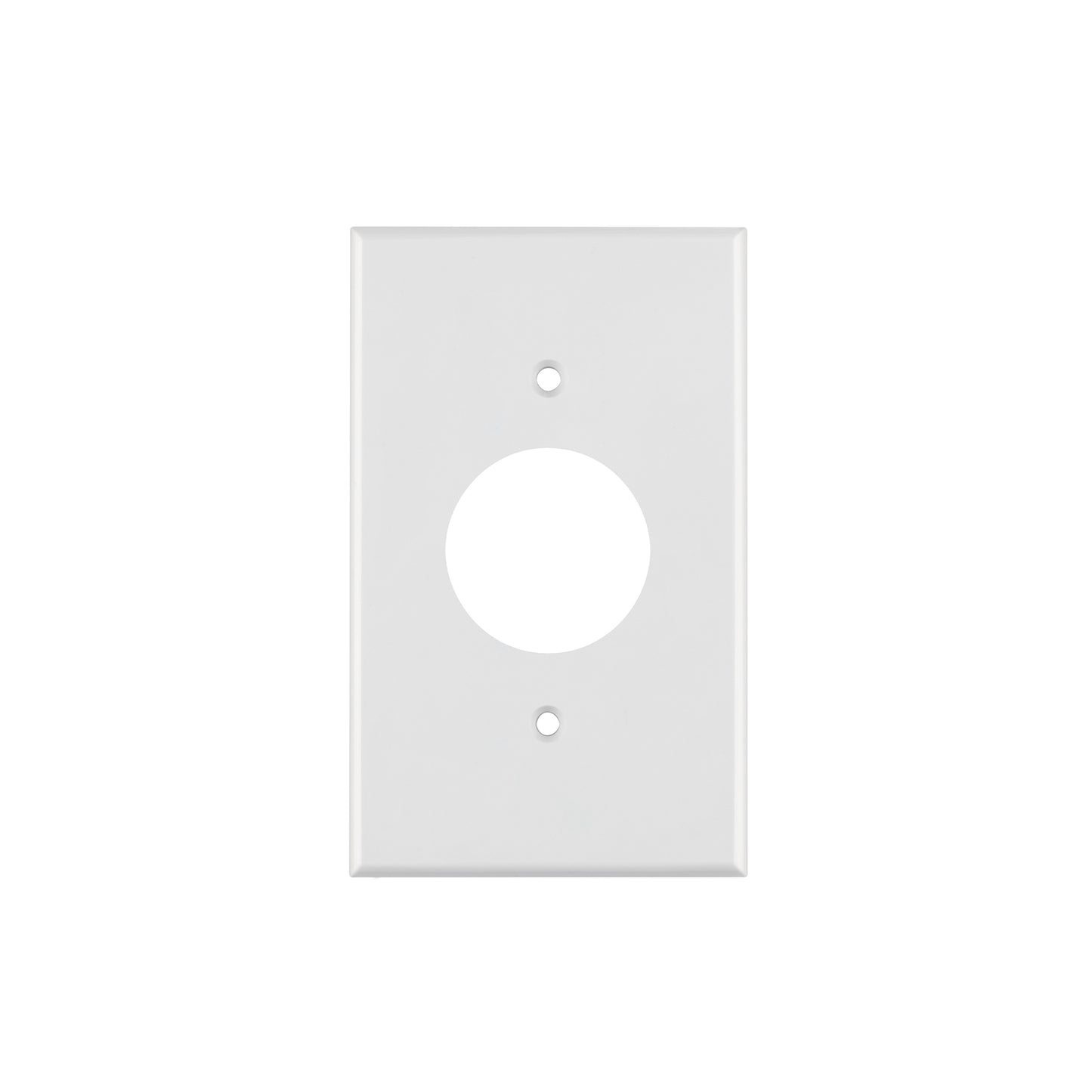 Placa de ABS para contacto redondo, Standard, blanco