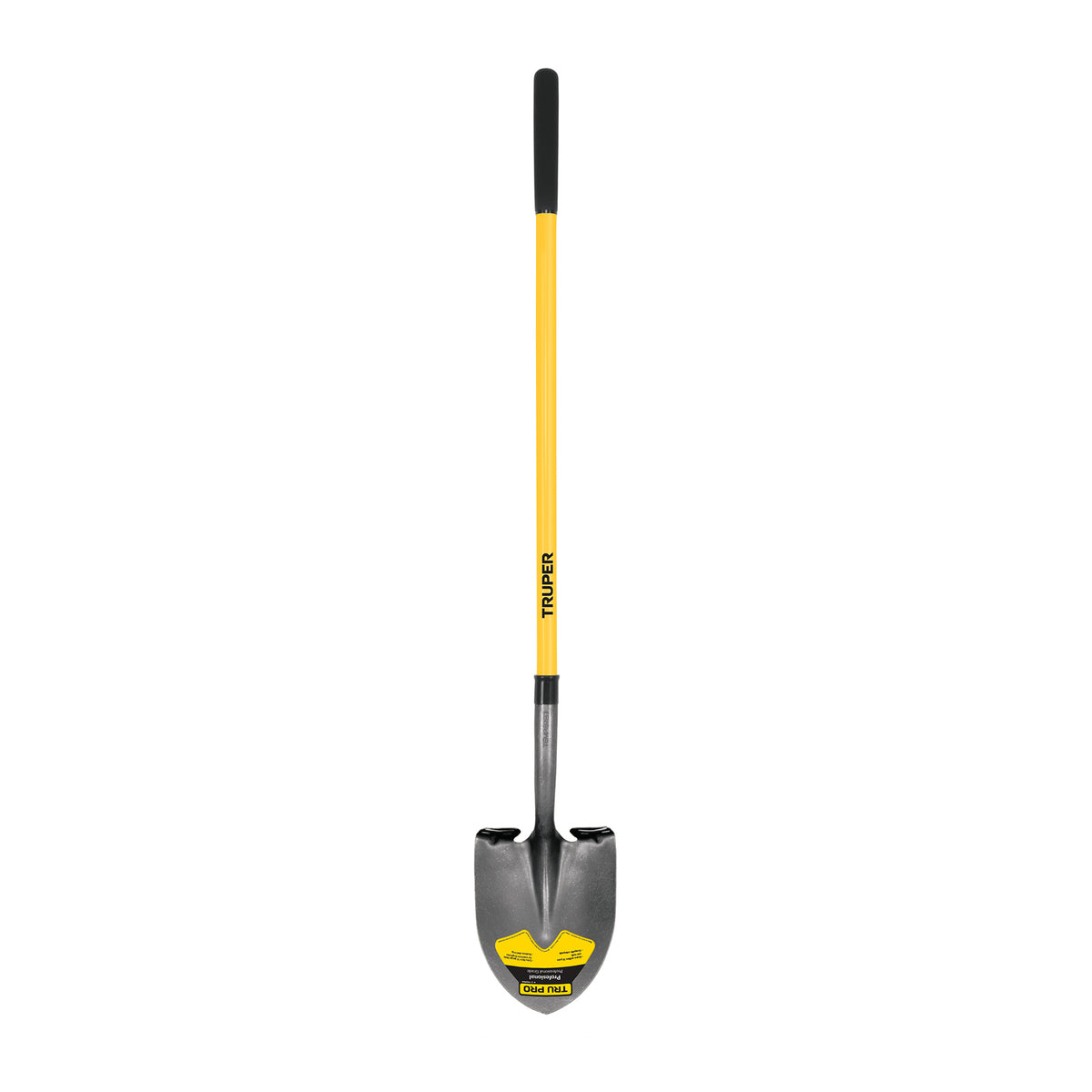 Pala redonda Tru Pro, mango largo de fibra de vidrio 48'