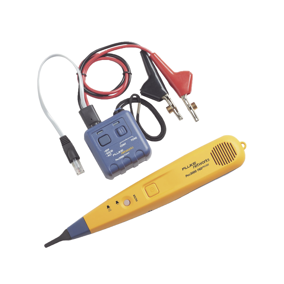 Generador y Sonda (Detector) de Tonos PRO3000, Con Filtrado de Se�ales a 60Hz, Para Identificaci�n de Se�ales Anal�gicas en Cableado Inactivo