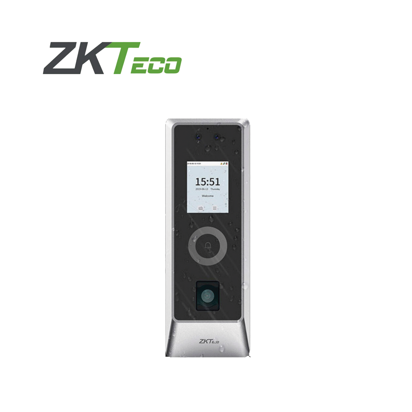 Lector Aut�nomo Facial y QR / 30,000 Rostros / IP66 IK07 / TCP/IP Wiegand RS485 / Exterior / ZKBio CVSecurity