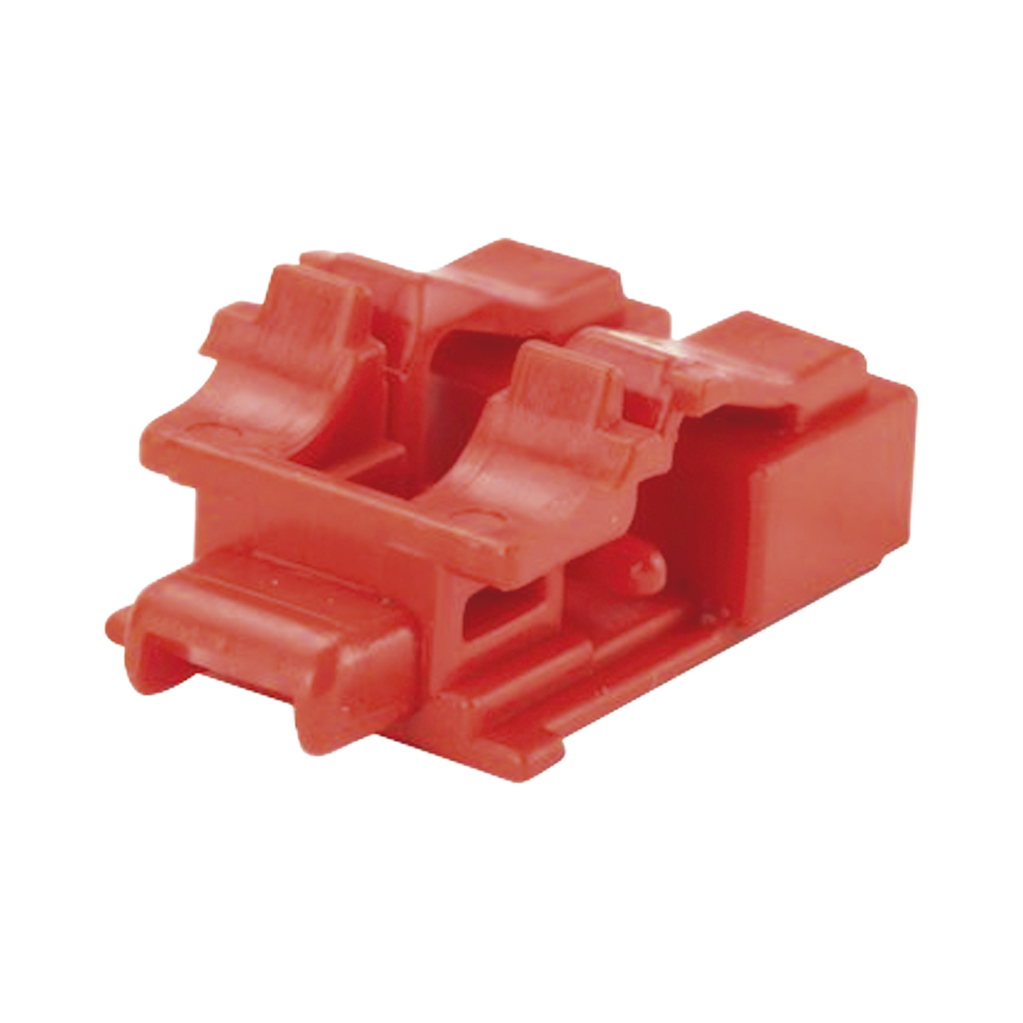 Kit de 10 Dispositivos para Bloquear Puertos de Fibra �ptica LC Duplex, Color Rojo, Incluye Llave de Extracci�n