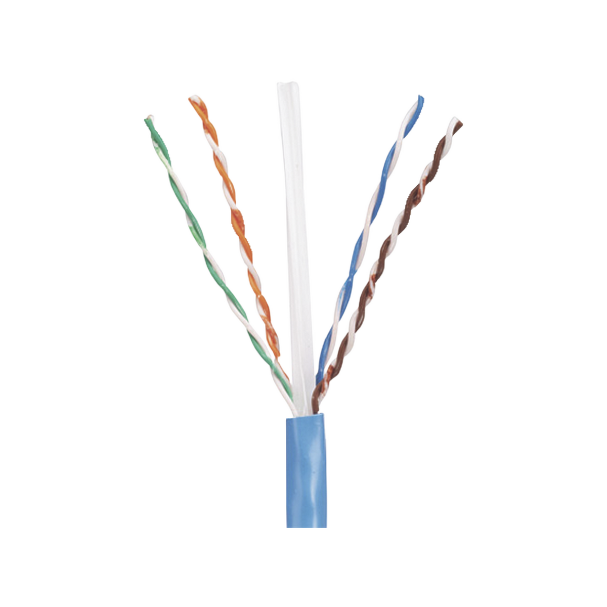 Bobina de Cable UTP 305 Metros (1000 Pies) de Cobre, PanNet, Azul, Categor�a 5e (24 AWG), PVC (CM), de 4 Pares