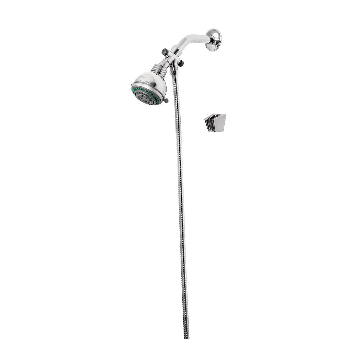 Regadera 3' con extensión tipo teléfono 5 funciones, Aqua