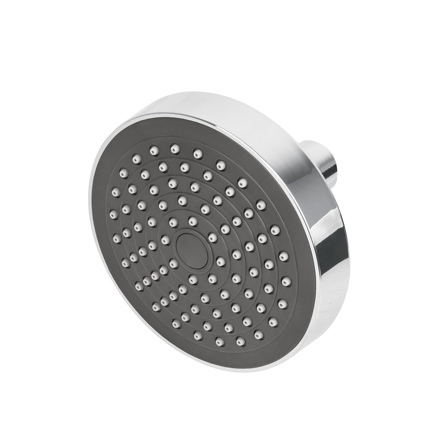Regadera redonda de ABS 4-1/4' sin brazo, Foset Basic