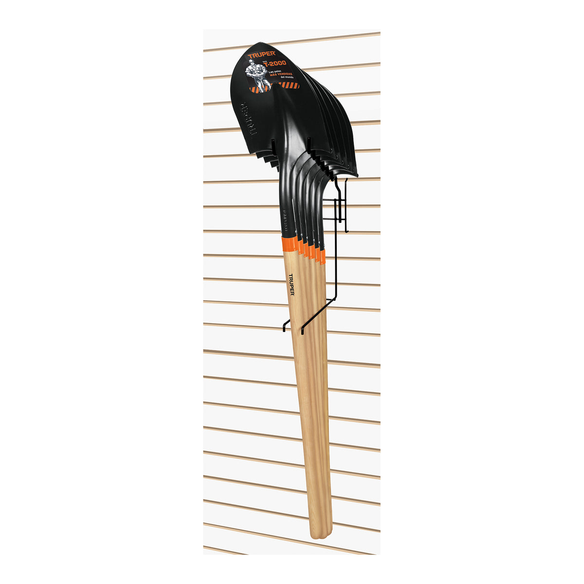 Rack para palas o escobas, Truper