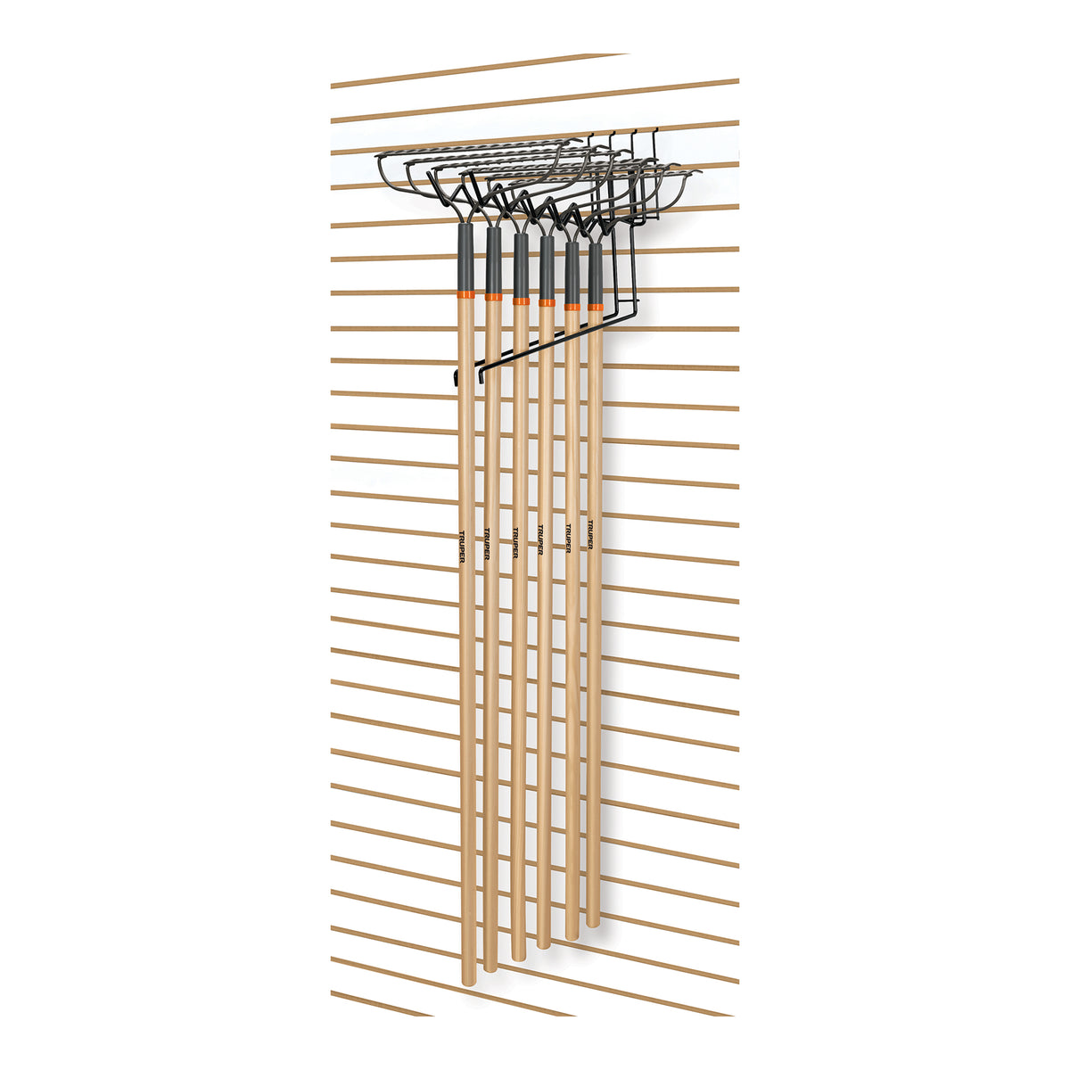 Rack para rastrillos jardineros 14 dientes, Truper