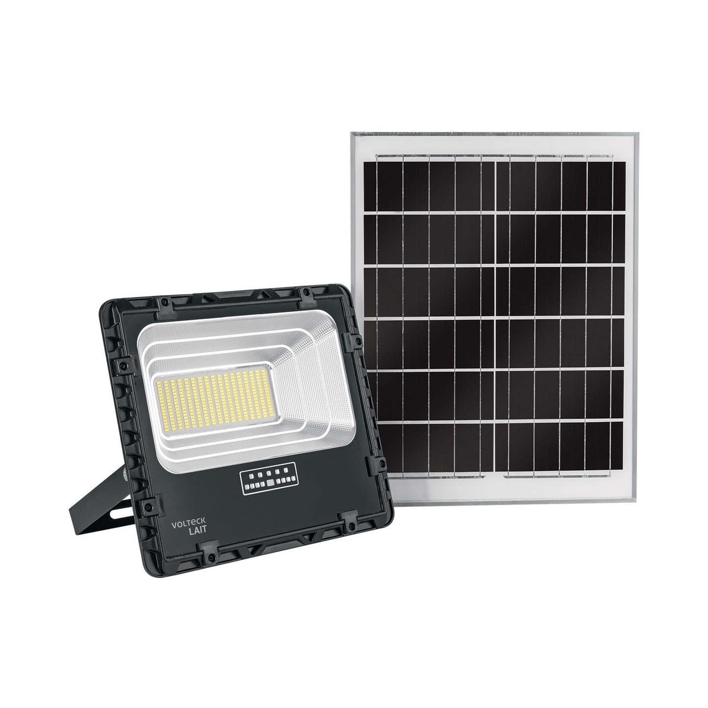 Reflector Led 200 W con panel solar, luz de día, Volteck