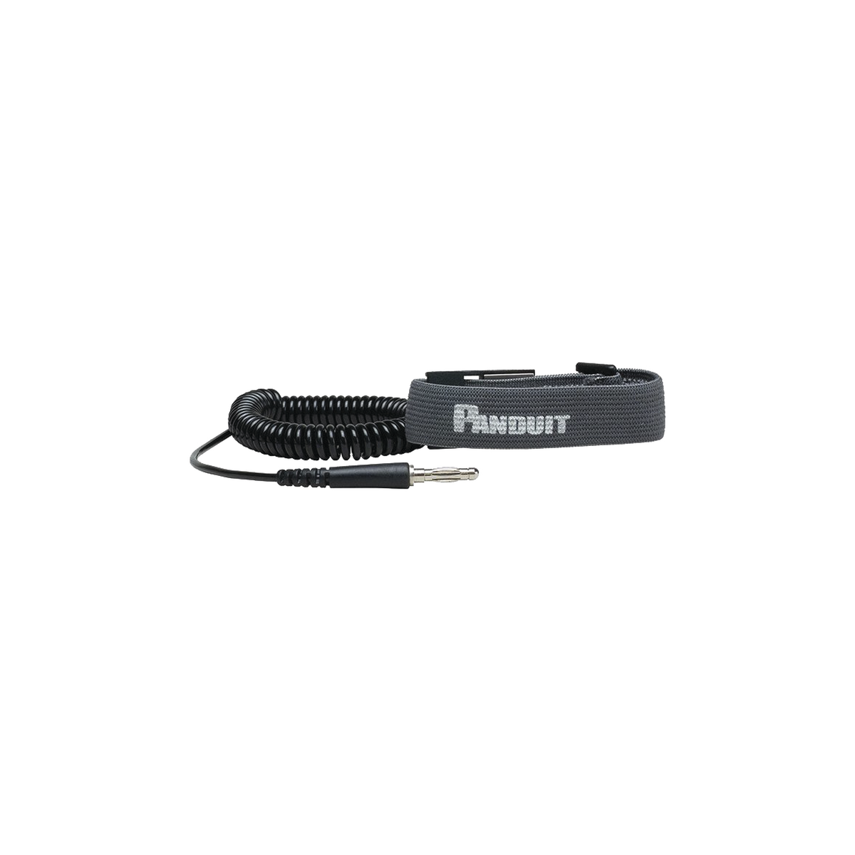 Pulsera Anti Descargas Electrost�tica (ESD), de Tela Ajustable, con Cable en Espiral de 1.82 Metros (6 Pies)