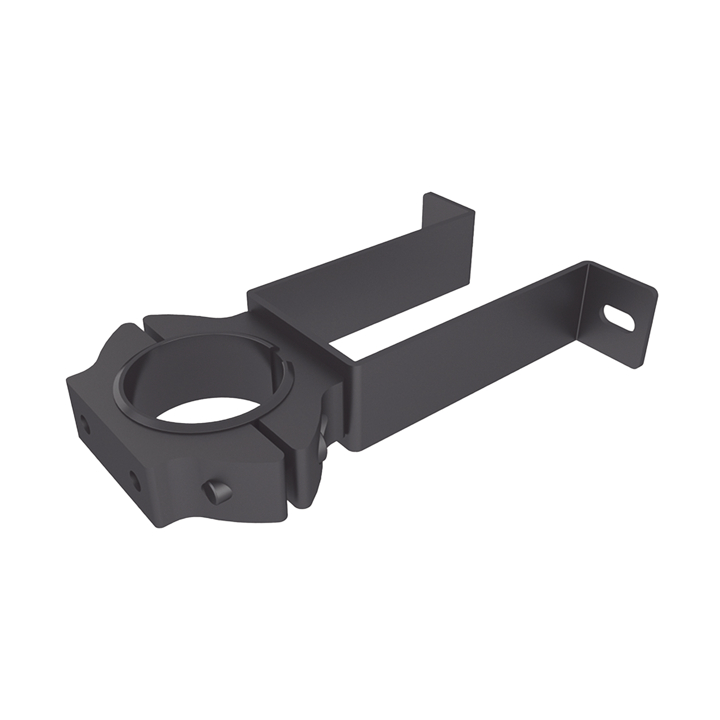 Soporte de pared con abrazadera para poste