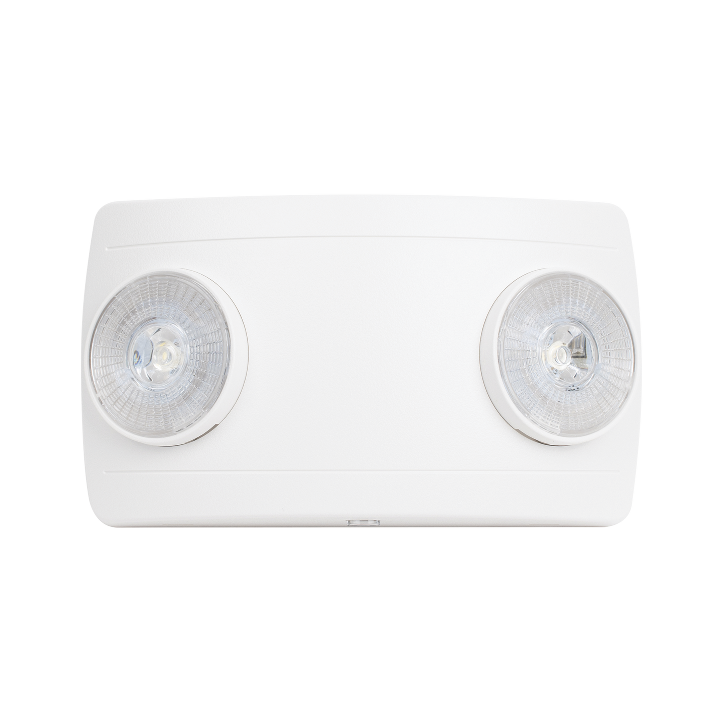 Luz de Emergencia LED / Doble LED 1W 150 lúmenes / Batería Ni-Cd 3.6V 900mAh / 90 min Autonomía / Voltaje Universal 127-240 VAC / UL 5VA / Blanco