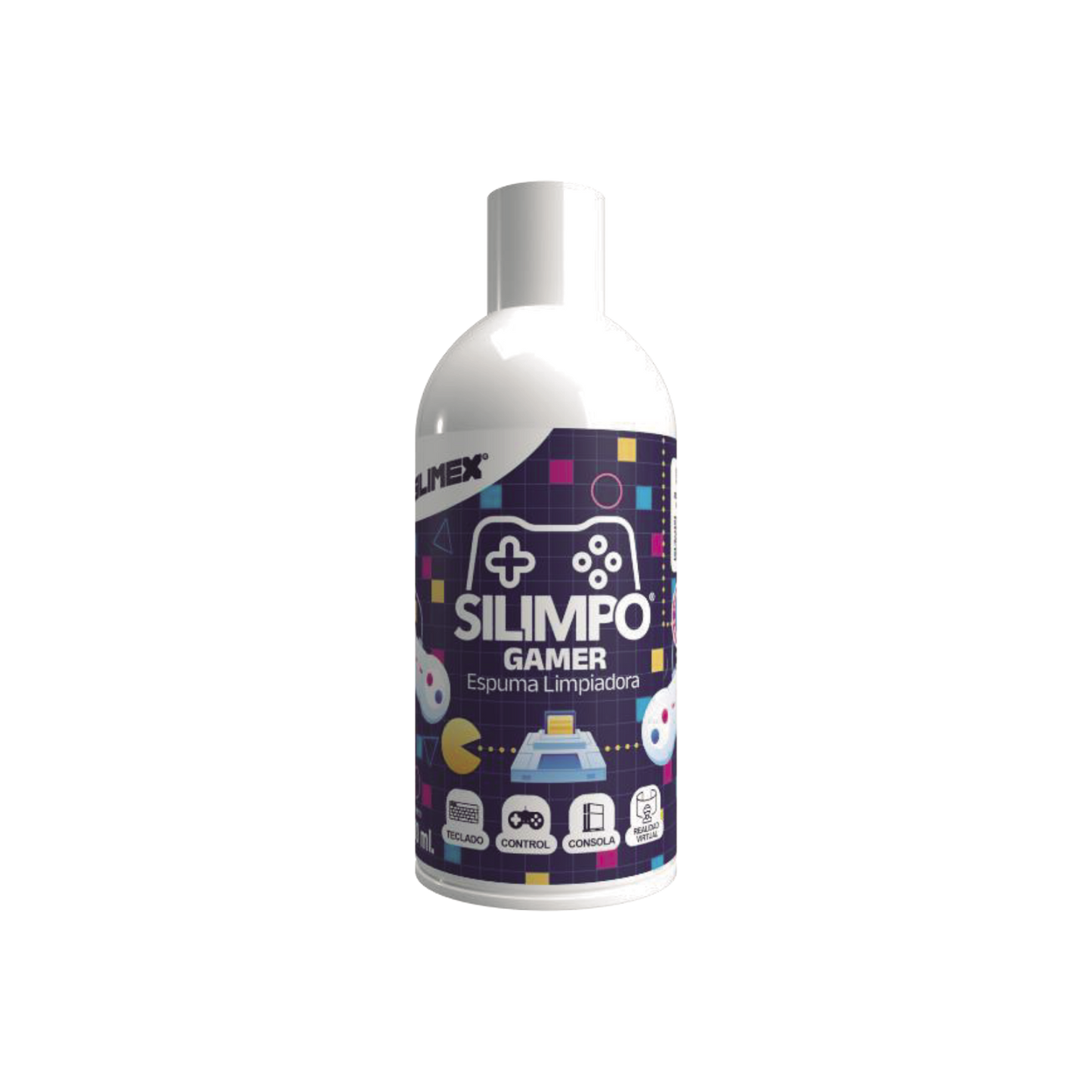 Silimpo Gamer La Espuma de Limpieza con Protecci�n UV, Efecto Anti-Est�tico y Aroma a Chicle para tus Dispositivos Gaming.