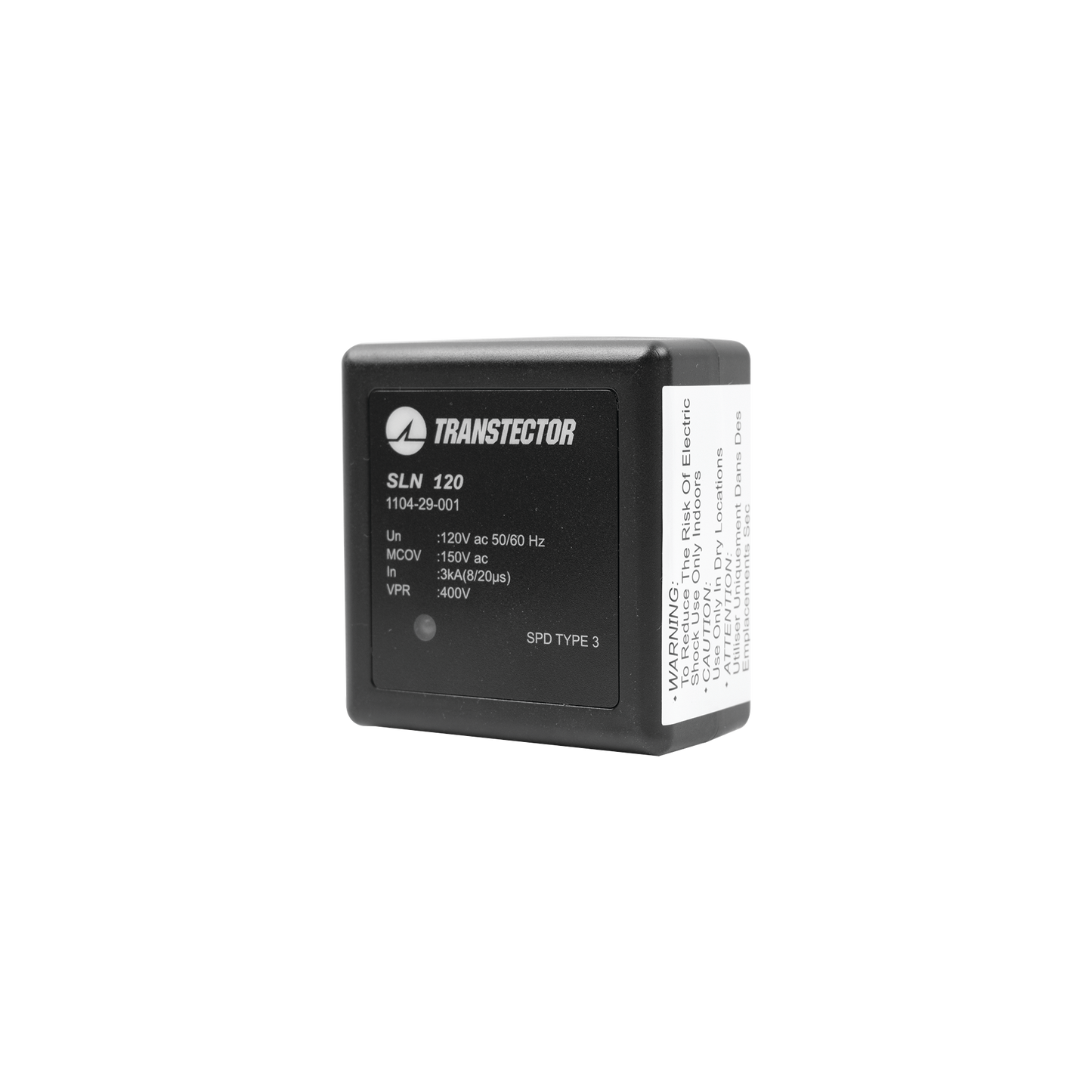 Protector Sobretensi�n 120 VAC / SASD / Clavija 5-15R / 5 kA / Plug-in / UL 1449