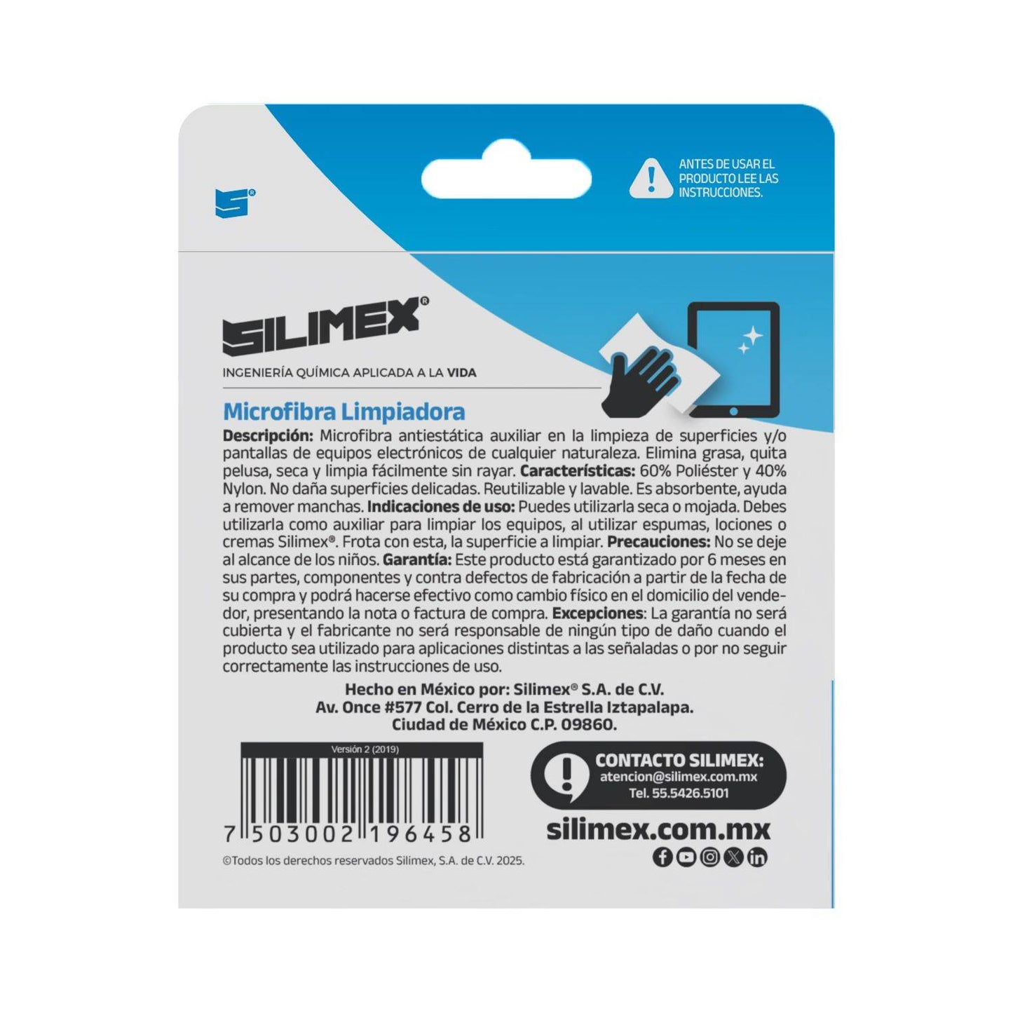 Microfibra limpiadora SILIMEX 750300219645 - Vista 3