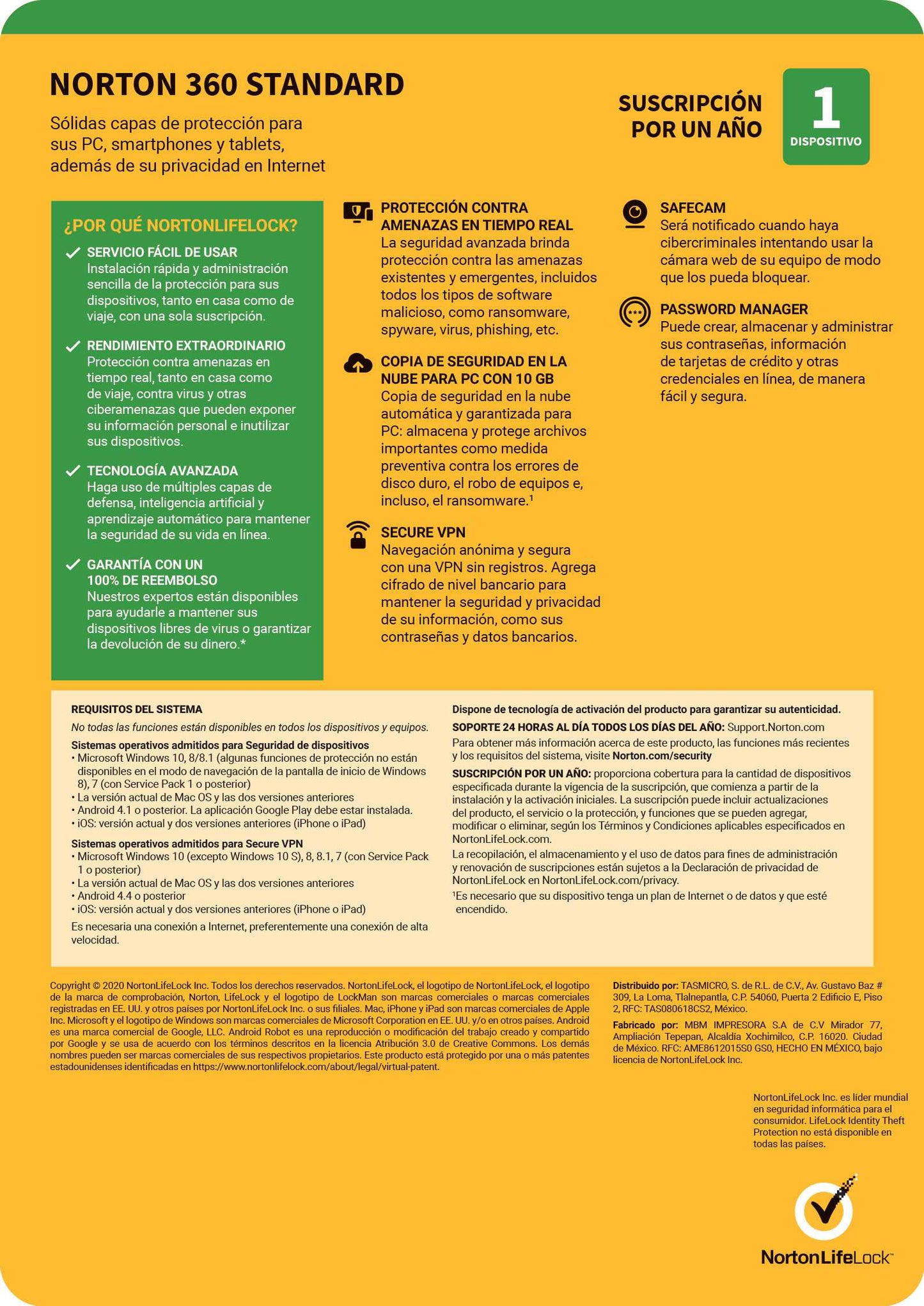 Antivirus Estándar NORTON TMNR-032 - Vista 4