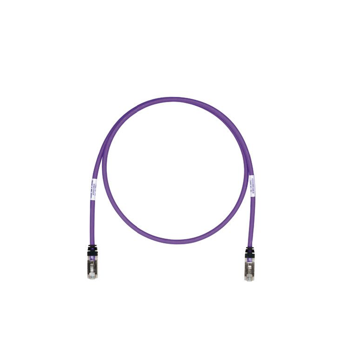 Patch Cord Cat6A, Blindado S/FTP, CM/LS0H, 3.05 Metros (10 Pies), Color Violeta