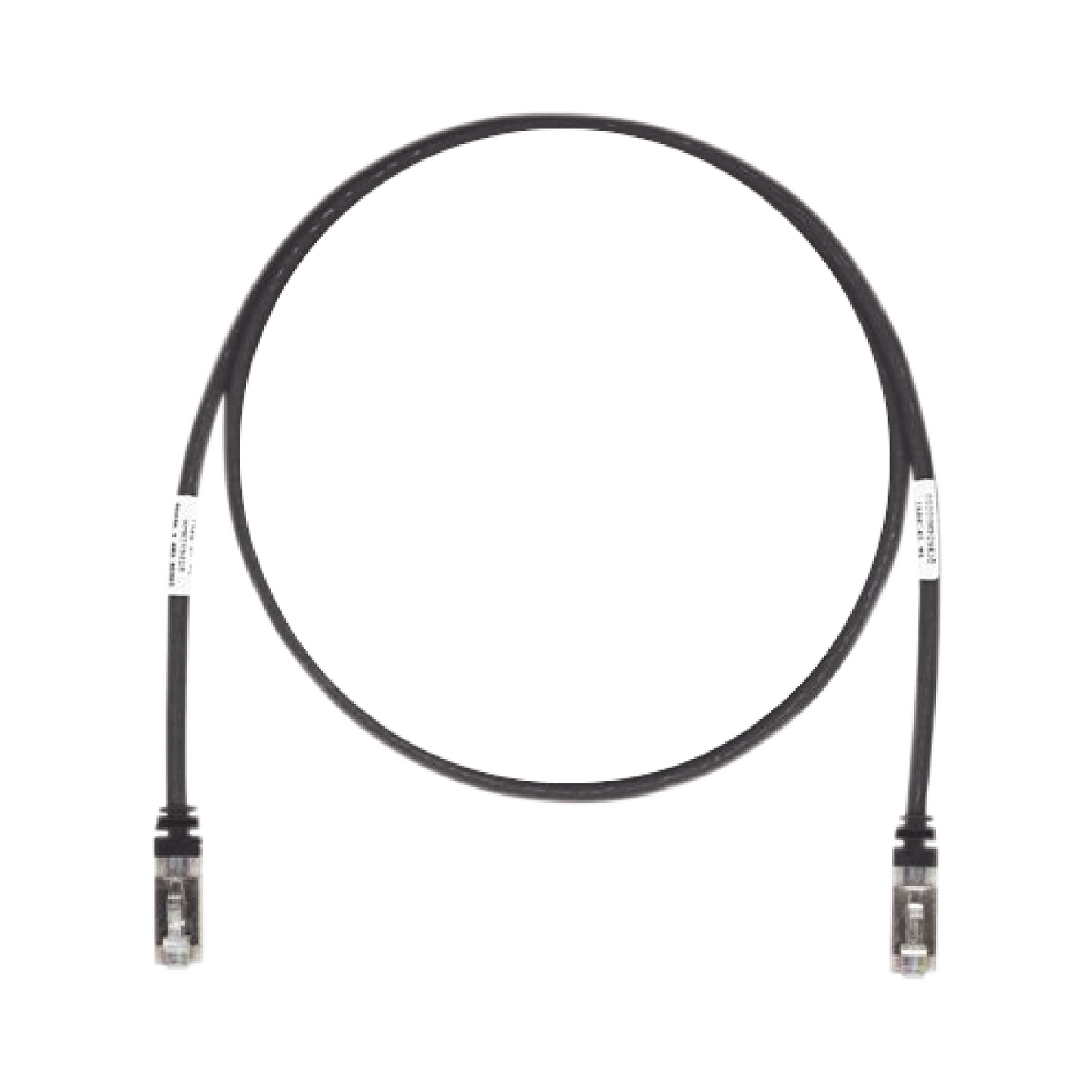 Patch Cord Cat6A, Blindado S/FTP, CM/LS0H, 2.13 Metros (7 Pies), Color Negro