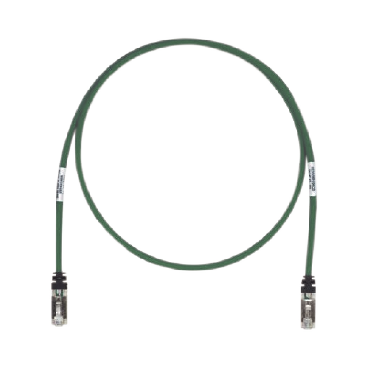 Patch Cord Cat6A, Blindado S/FTP, CM/LS0H, 2.13 Metros (7 Pies), Color Verde