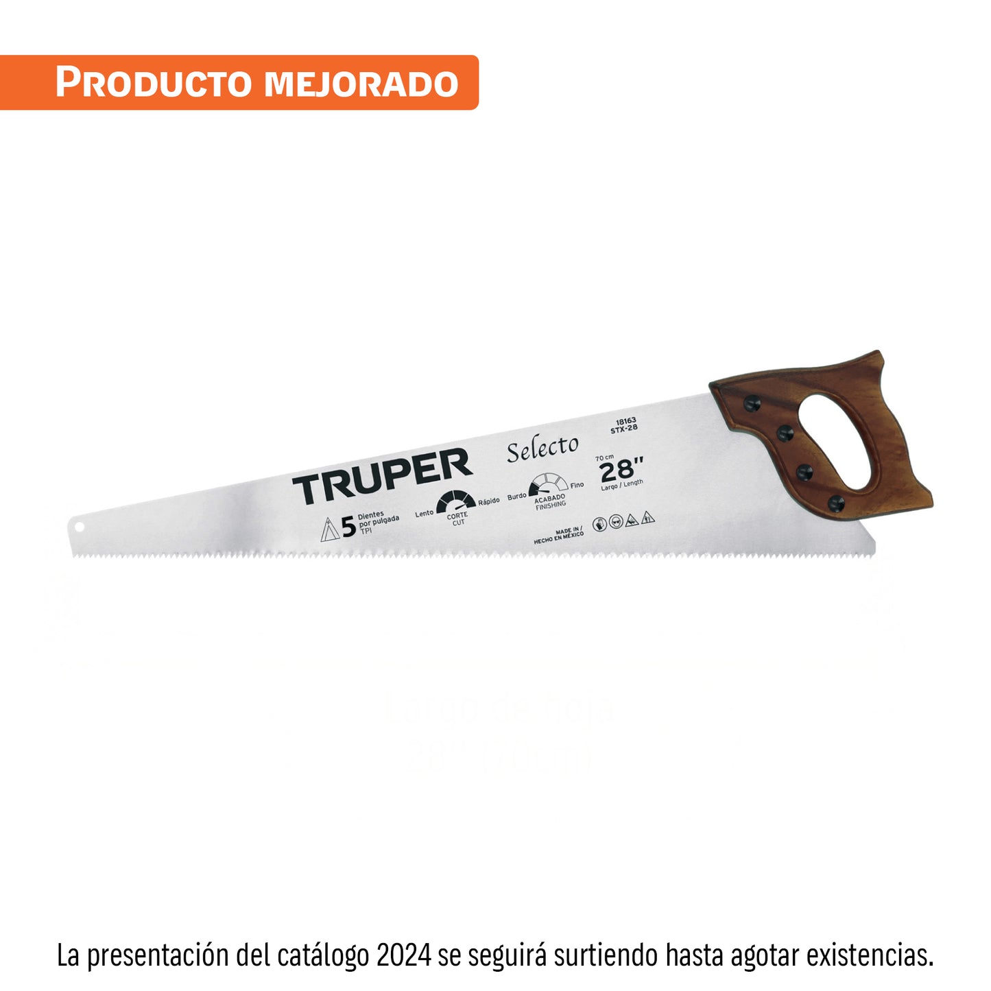 Serrucho 28', Selecto, 6 DPP, Truper