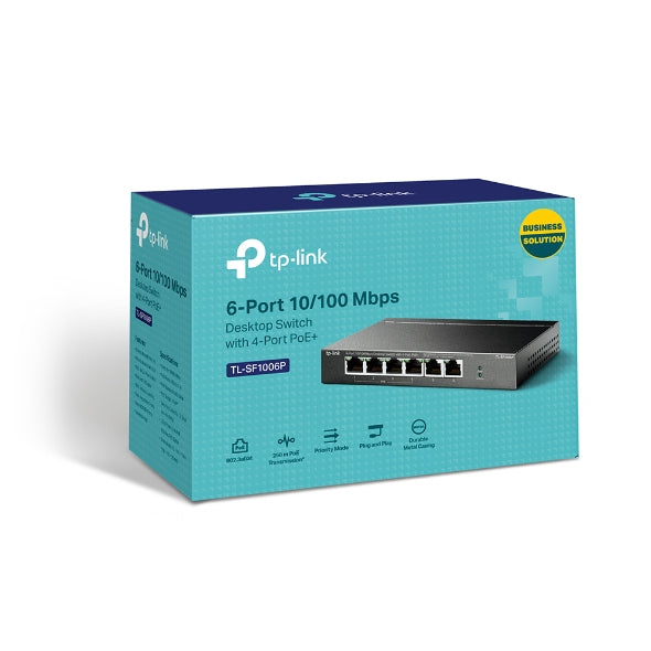 Switch TP-LINK TL-SF1006P - Vista 3