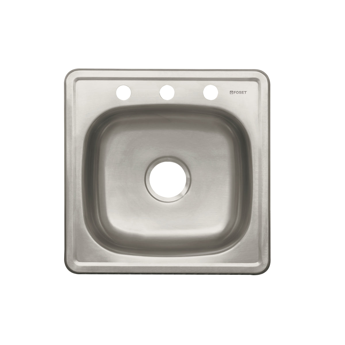 Tarja de empotrar sencilla 48x48cm, Foset Basic