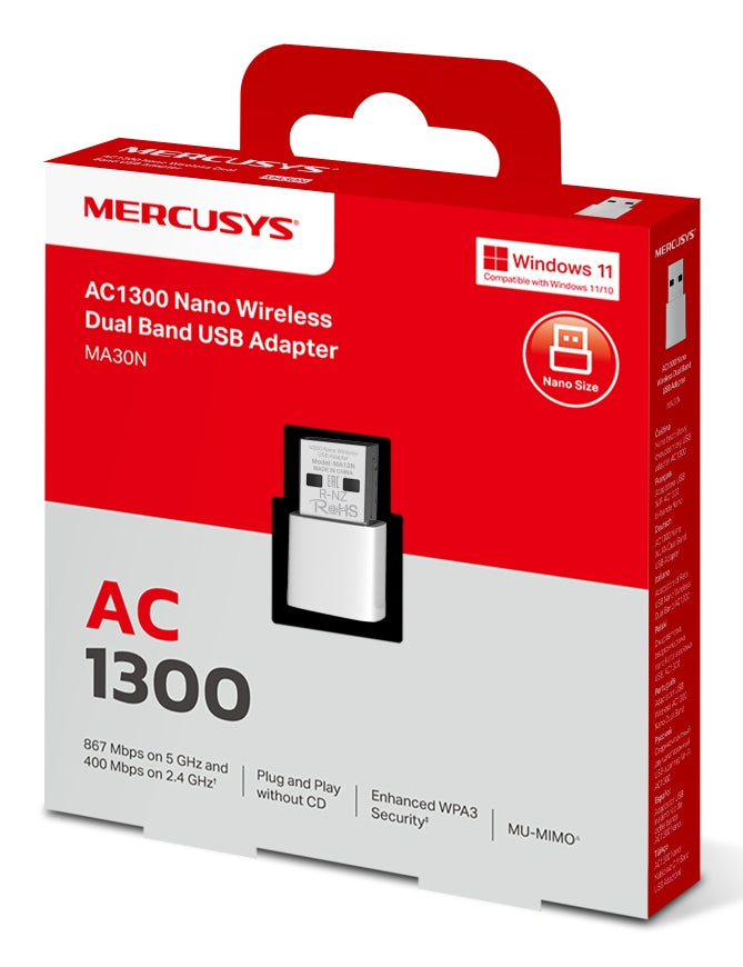 Adaptadores USB MERCUSYS MA30N - Vista 3