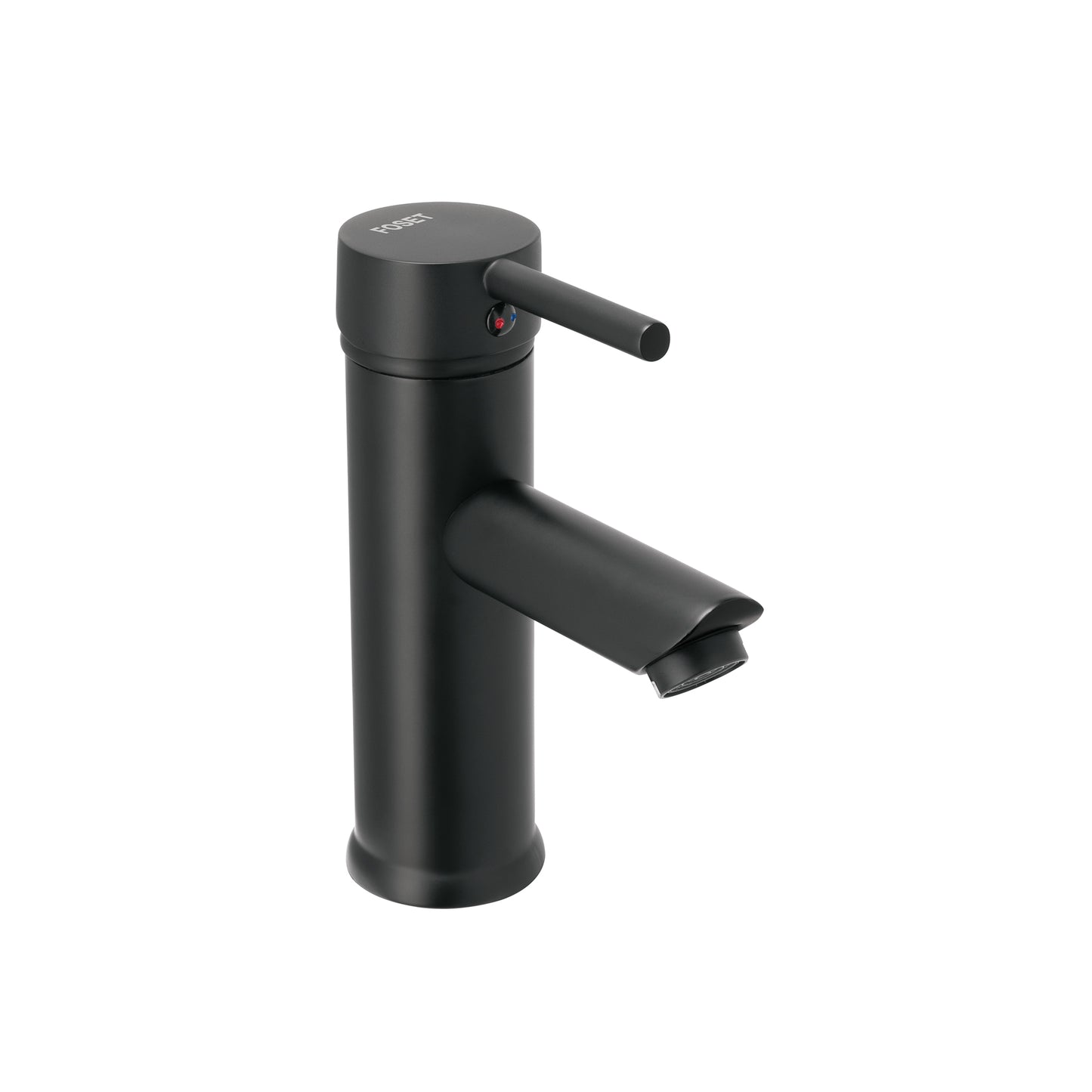 Monomando corto negro para lavabo, Foset Tubig