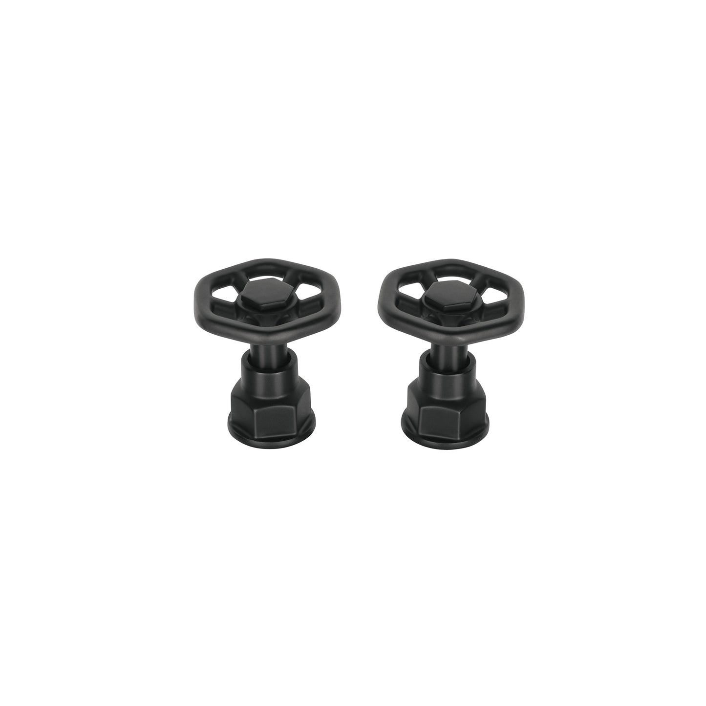 Juego de 2 manerales para mezcladora, volante, negro, Tubig