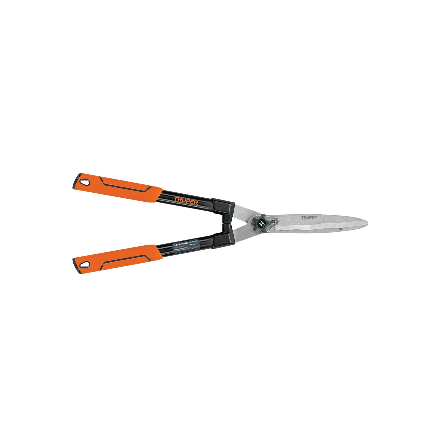 Tijera poda 60 cm filo ondulado mango ovalado acero c/grip