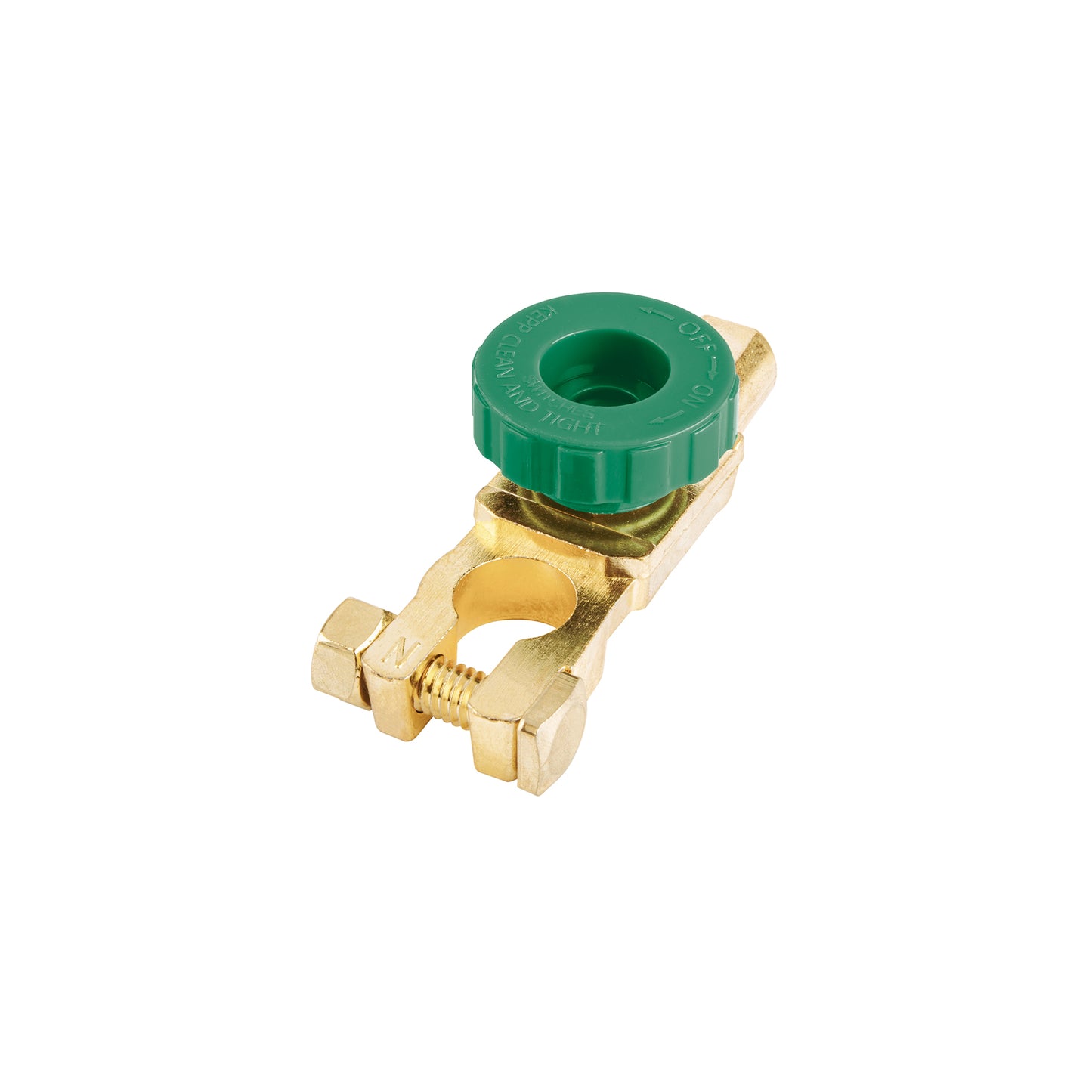 Terminal p/batería con interruptor switch, Truper