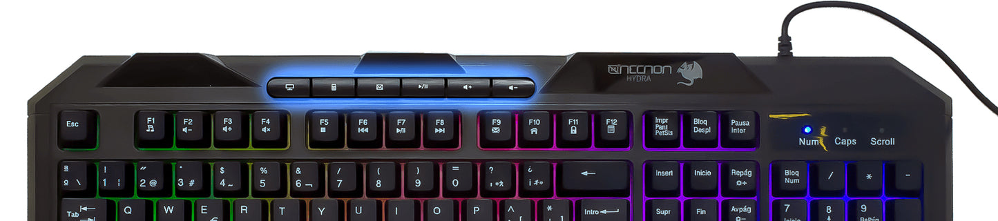 Teclado Gaming Alámbrico NECNON NGK-HYDRA - Vista 8
