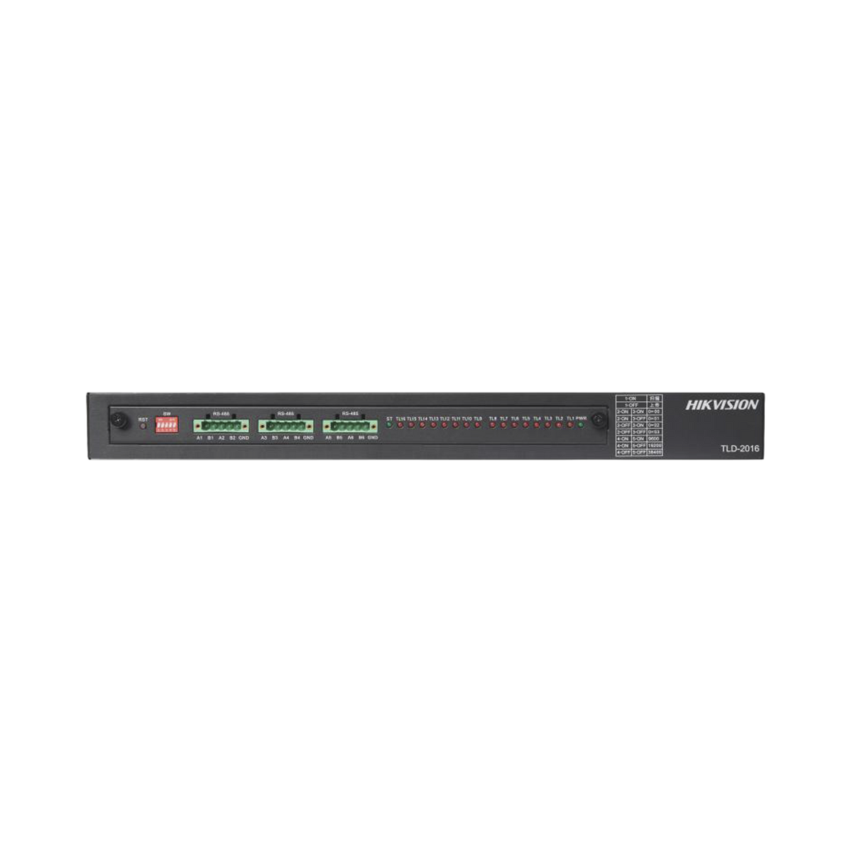 Detector de Luces de Tráfico TLD-2016-6 / 16 Canales / RS485 / Salida DC 5V / SCM para Detección y Comunicación / Protecciones de Voltaje