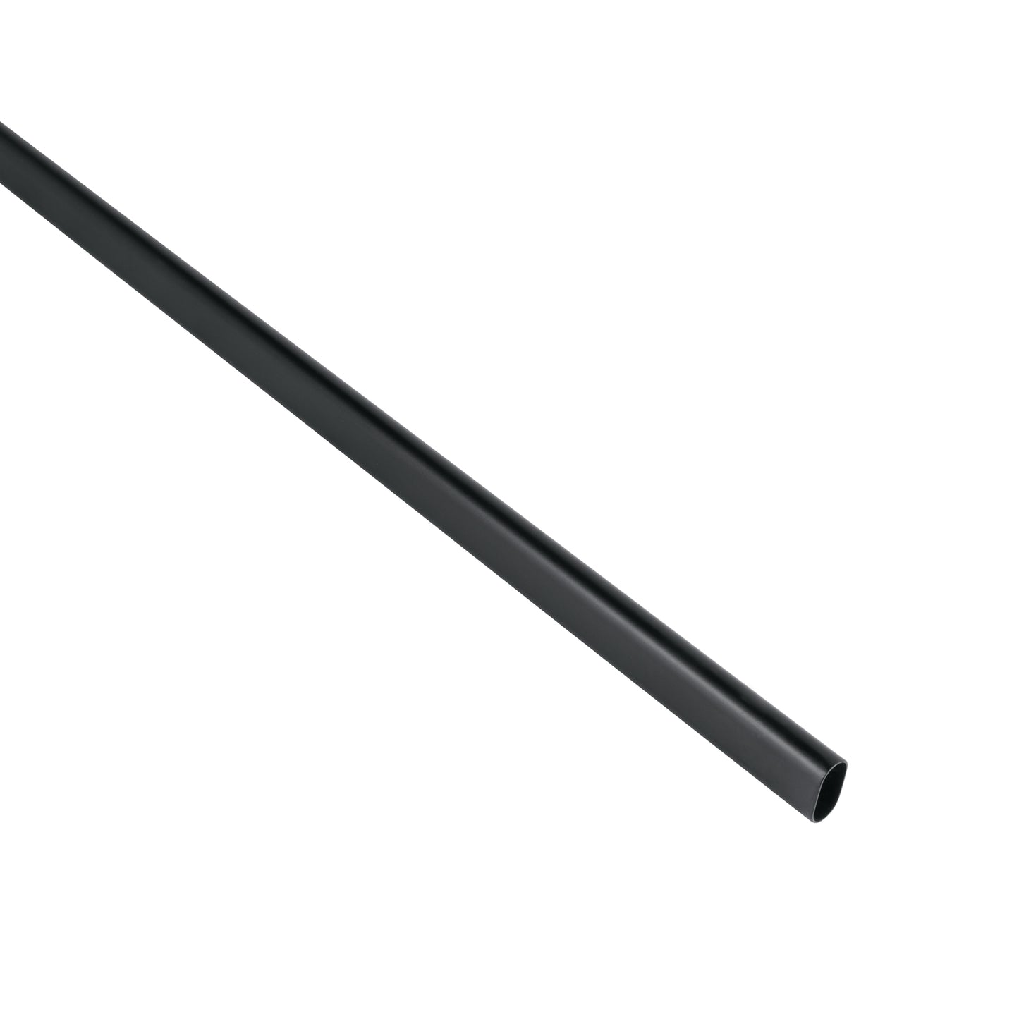 Tubo ovalado de 3.0 m negro para closet, HERMEX