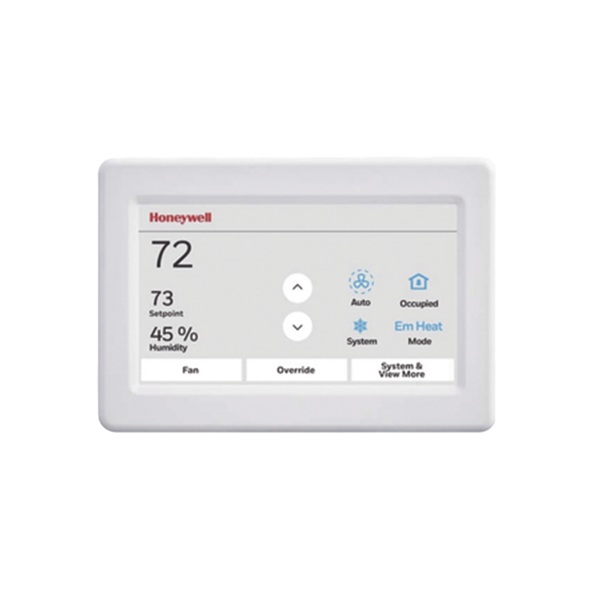 Wall module con pantalla táctil a color para control de temperatura, bus Sylk, para controladores VAV Merlin NX
