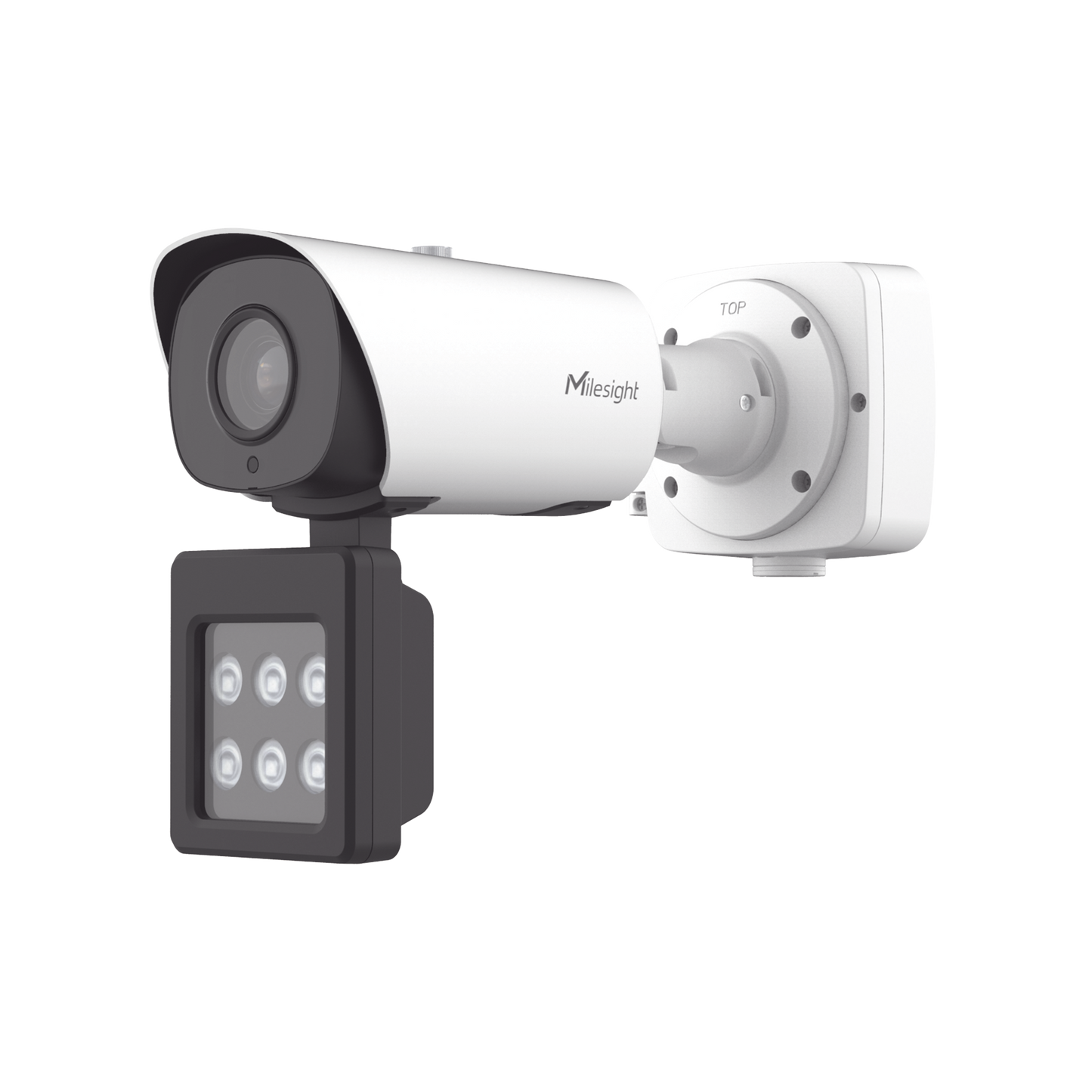 Cámara Bullet Inteligente con IA, Luz Suplementaria y Reconocimiento Vehicular para Monitoreo de Tráfico