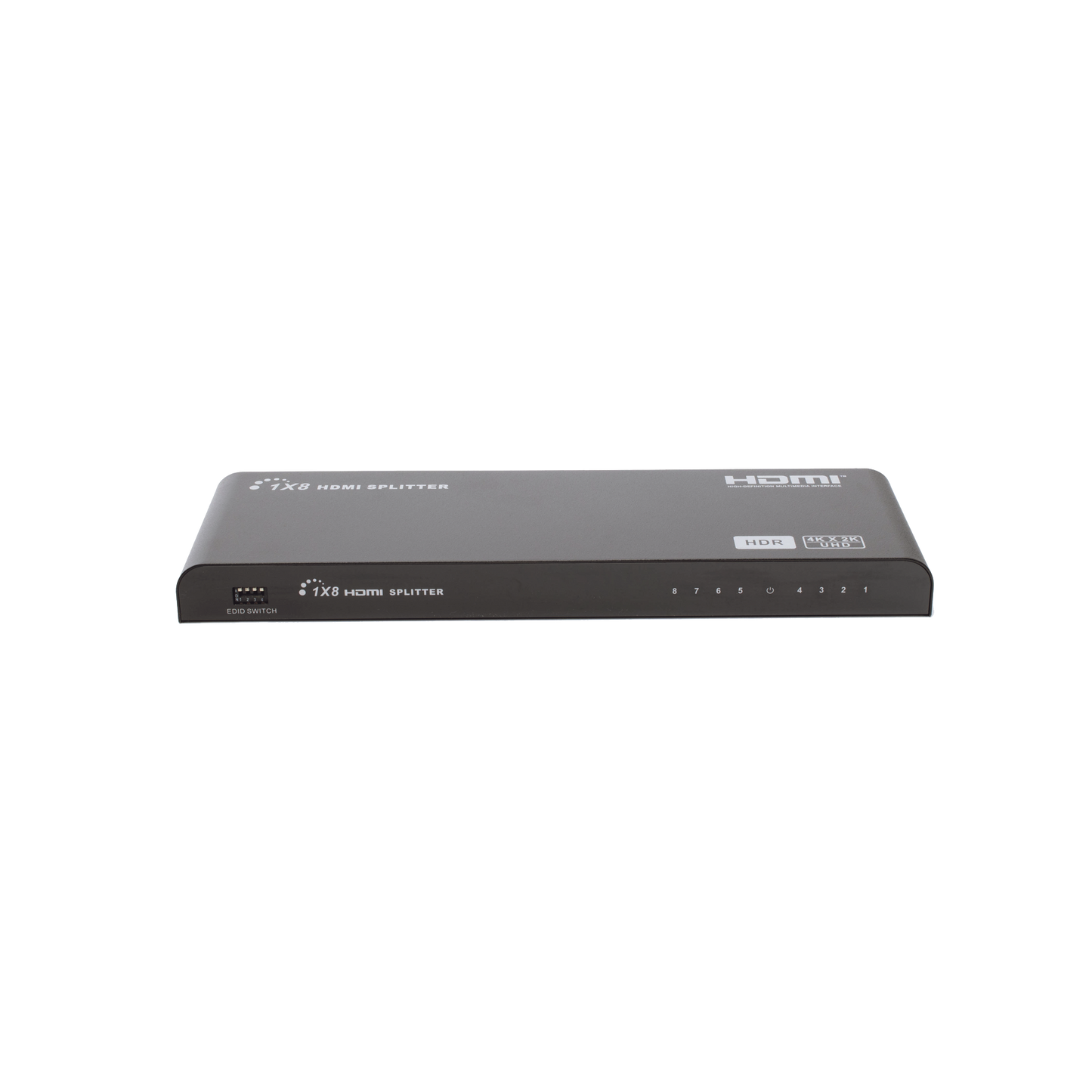 Splitter HDMI 4K de 1 Entrada a 8 Salidas (Simultaneas) | Soporta 4K×2K | Ajuste de resoluciones EDID | HDR | HDMI 2.0 | HDCP 2.2 | Permite mezclar pantallas en 4K y 1080P