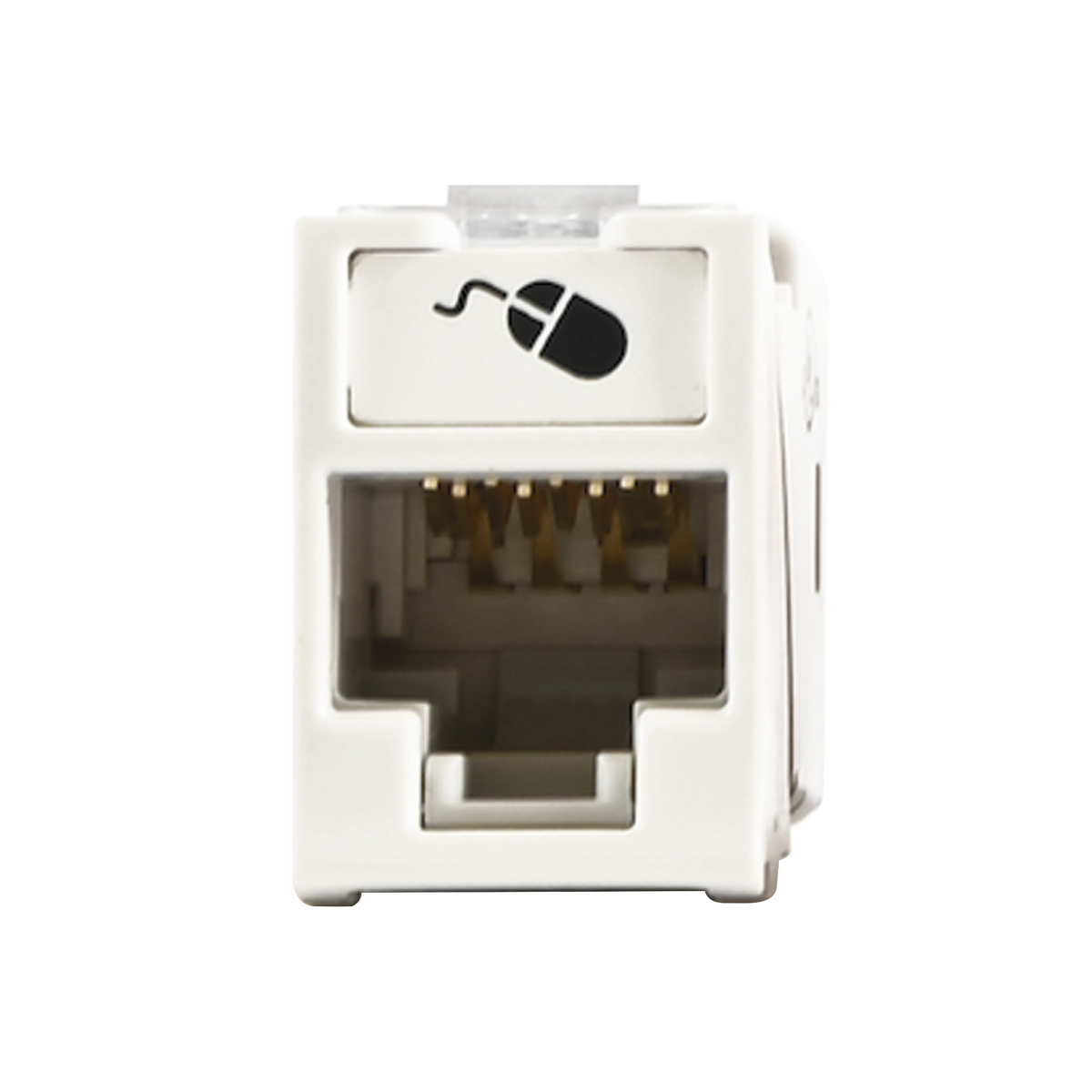 Jack Ultramax Cat6A, UTP, Montaje H�brido en Placa de Pared (Plano y Angulado), Color Blanco, Punch Down