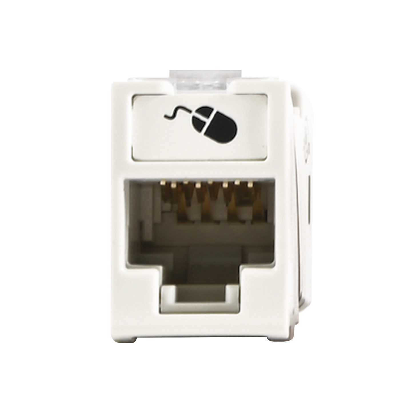 Jack Ultramax Cat6, UTP, Montaje H�brido en Placa de Pared (Plano y Angulado), Color Blanco, Punch Down