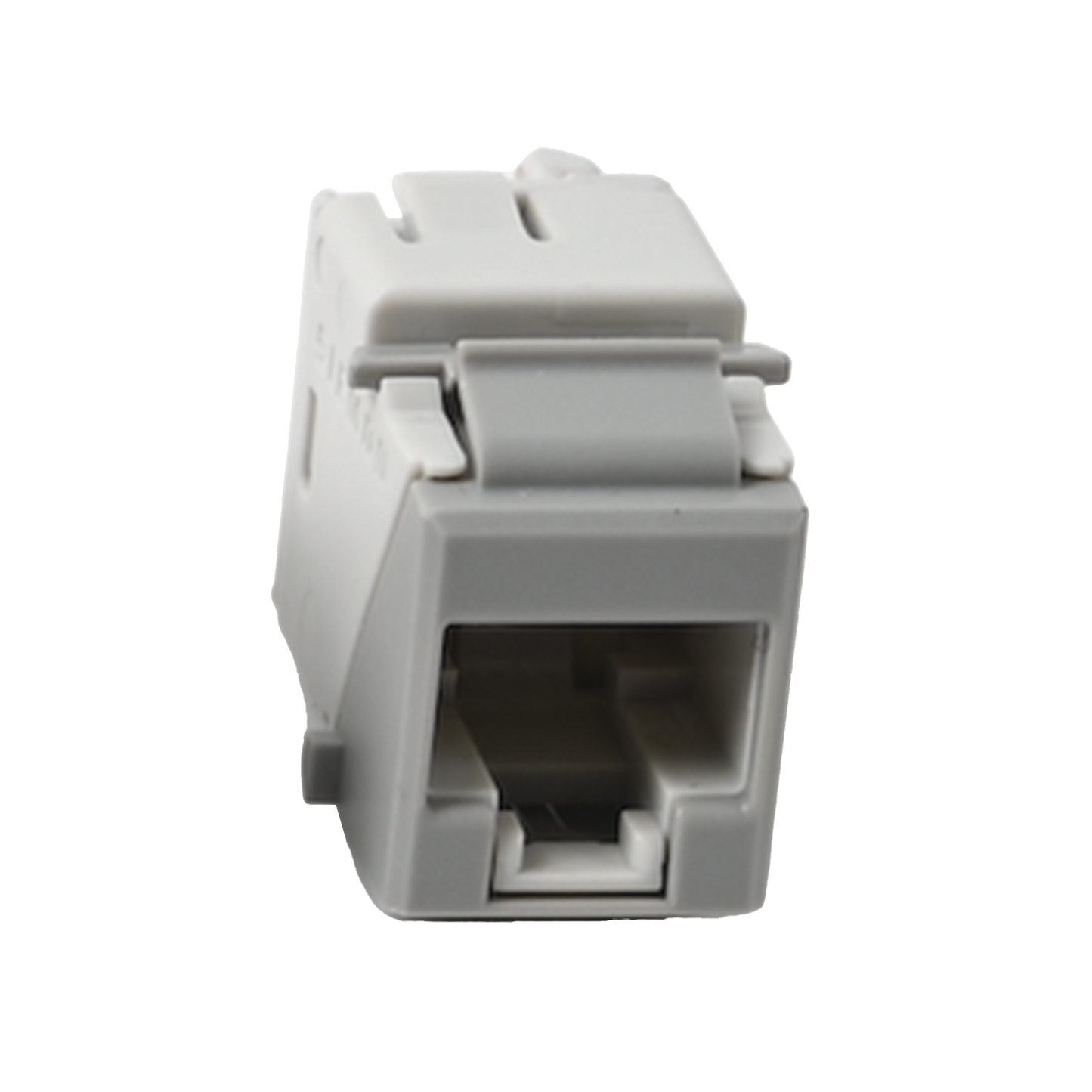 Jack Ultramax Cat6, UTP, Tipo Keystone, Color Gris, Punch Down