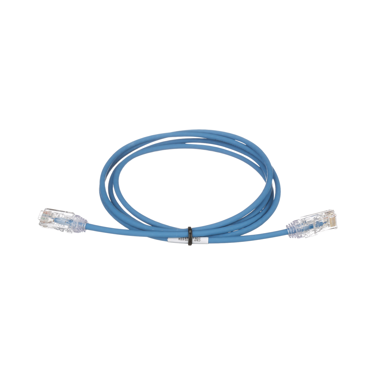 Cable de Parcheo TX6, UTP Cat6, Di�metro Reducido (28AWG), Color Azul, 0.61 Metros (2 Pies)