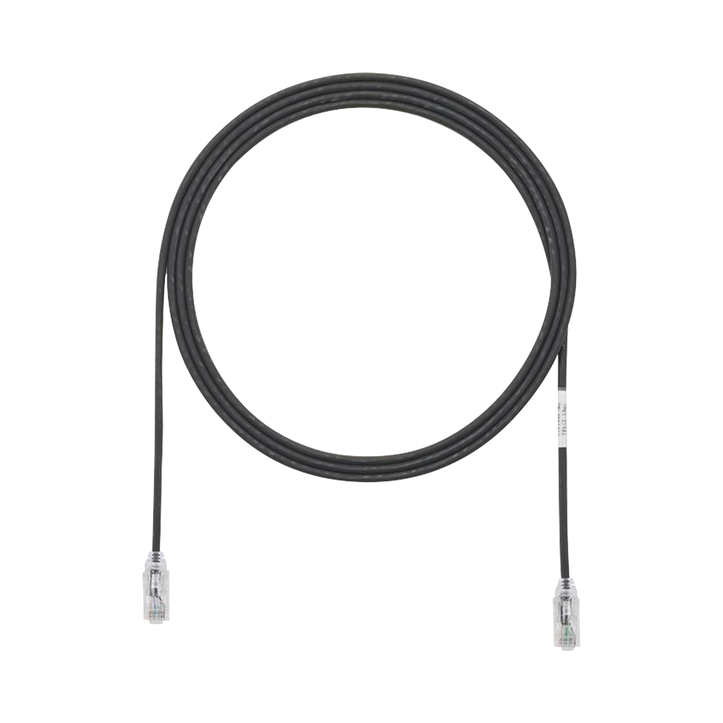 Cable de Parcheo TX6, UTP Cat6, Di�metro Reducido (28AWG), Color Negro, 1.52 Metros (5 Pies)