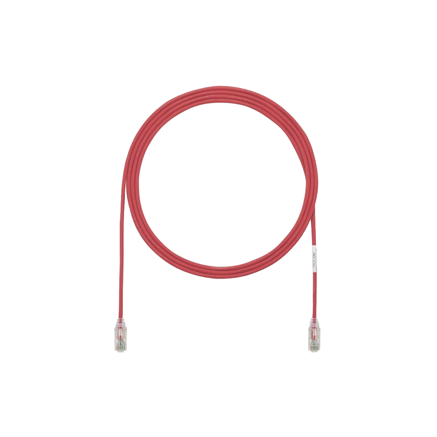 Cable de Parcheo TX6, UTP Cat6, Di�metro Reducido (28AWG), Color Rojo, 1.52 Metros (5 Pies)